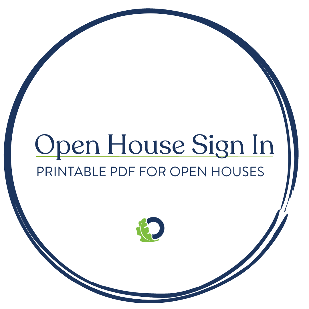 Open House Sign In Sheet | Oakridge Real Estate